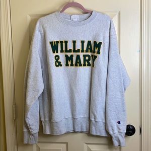 William & Mary Champion Reverse Weave Crewneck